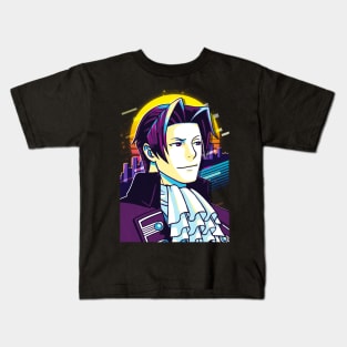 Ace Attorney - Miles Edgeworth Kids T-Shirt